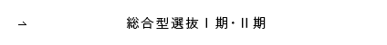 総合型選抜Ⅰ期･Ⅱ期〈体験授業型〉