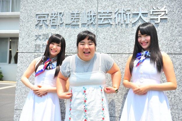 本学の華道授業によしもとミライスカート&ゆりやんが来ました!!:0