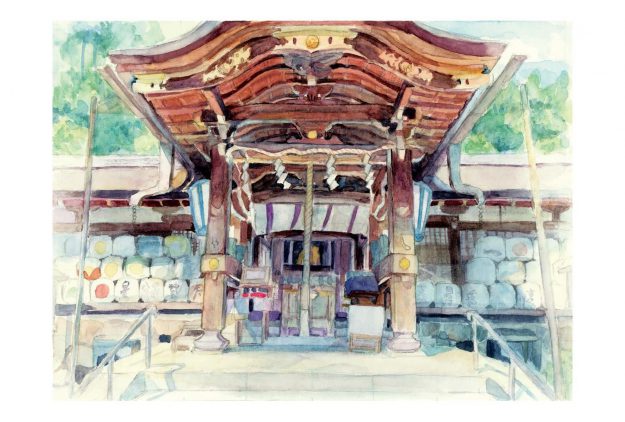 デザイン学科在学生岩中そらさんが、「第10回阪急ええはがきコンテスト」で最優秀賞(絵画部門)を受賞されました。0