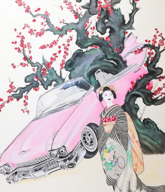 1/29～2/8卒業生渡邊佳織さんが美術館「えき」KYOTOで開催中の「京都 日本画新展2021」に出品されています。2