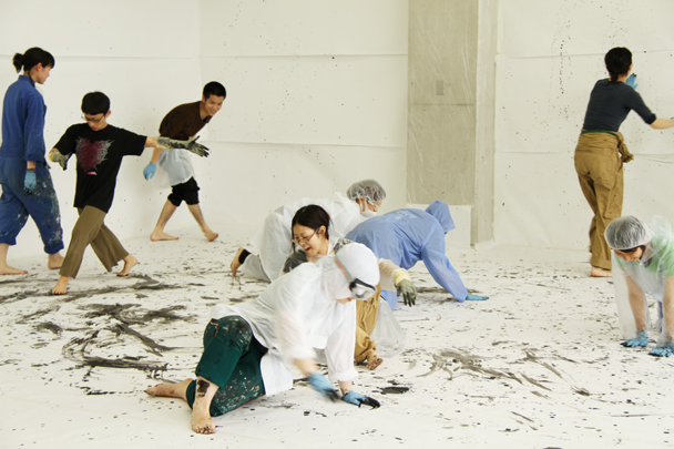 「油画分野パフォーマンスワークショップ」:9