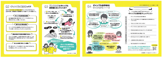 嵯峨美術大学 デザイン学科 グラフィックデザイン領域の学生が京都市こころの健康増進センターと連携し、ギャンブル等依存症啓発パンフレットのデザインを制作しました。1