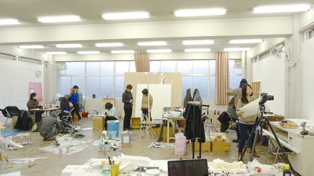 PARASOPHIA連携、嵯峨芸、ボザールの学生共同作品が完成しました！！:1