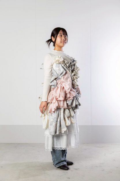 EXPO2025大阪・関西万博 KYOTO Kimono Upcycle Runway に専攻科の学生5名が参加しました。3