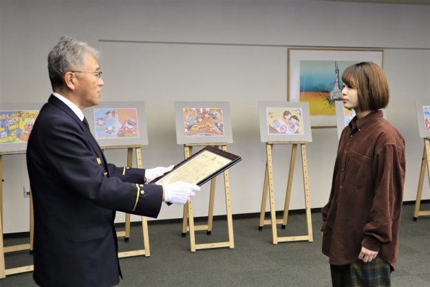 右京消防署の広報グッズを学生がデザインしました。:1