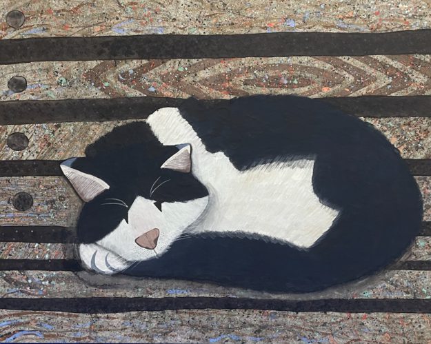 卒業生の前田彩光さんが、「第78回洲本市美術展」 日本画部門で「洲本市文化協会長賞」を受賞されました。0