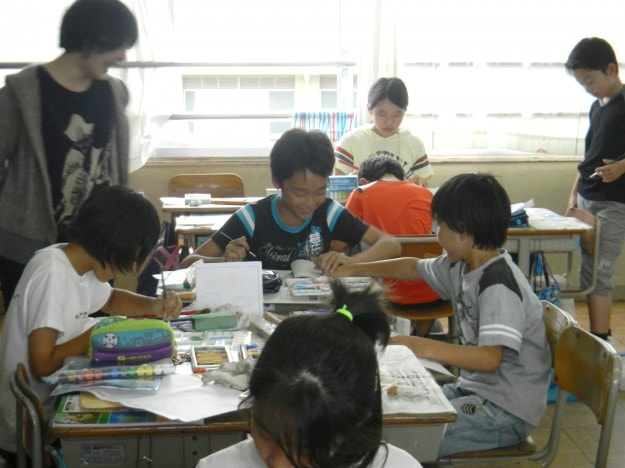 修学旅行の思い出を絵に!:1