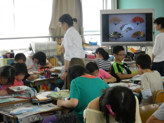修学旅行の思い出を絵に!:2