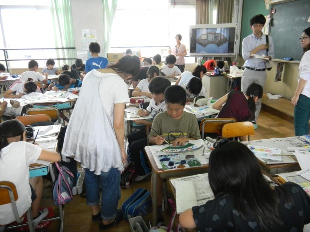 修学旅行の思い出を絵に!:3
