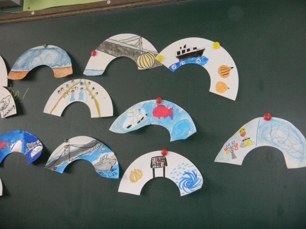 修学旅行の思い出を絵に!:5