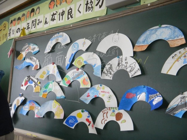 修学旅行の思い出を絵に!:4