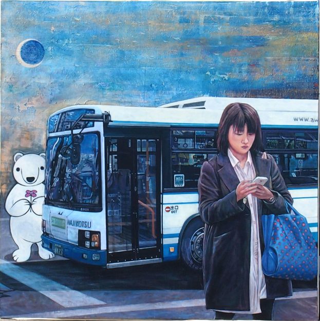 10/31～11/4卒業生藤井のぶおさんが、「第71回　洲本市美術展」に出品されます。0