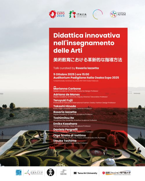 【10/5】嵯峨美術大学造形学科の日野田崇教授が、2025大阪万博 イタリア館での、シンポジウムに登壇されます。1